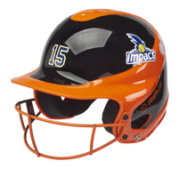 Softball Helmet Logo & Number Stickers